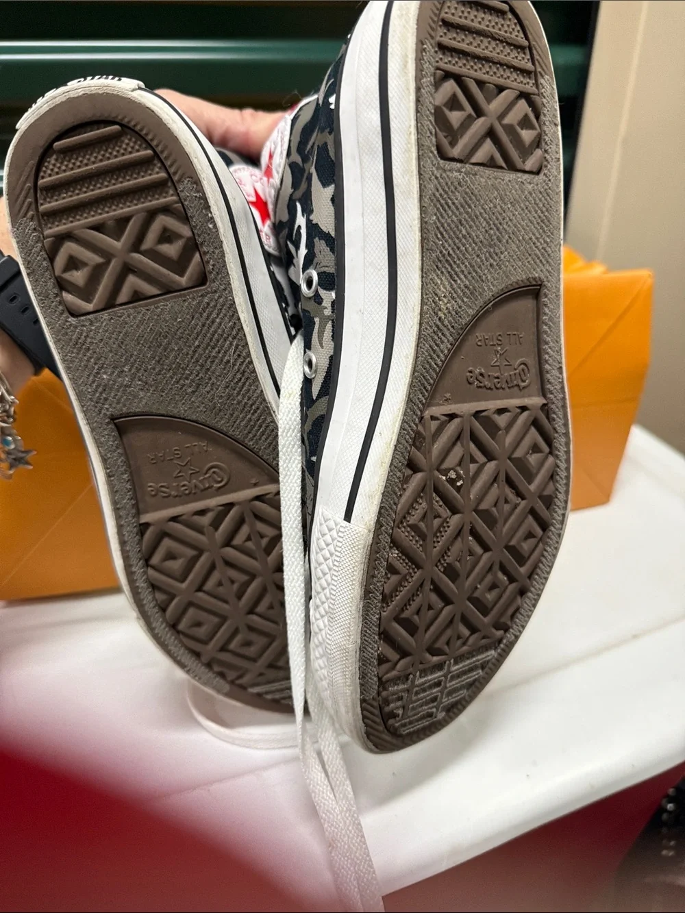 Converse Black and White Junior Shoe